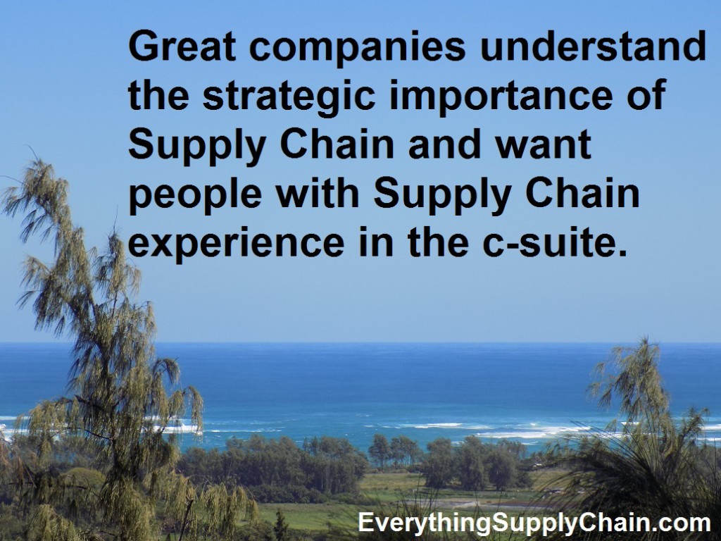 Supply Chain importance