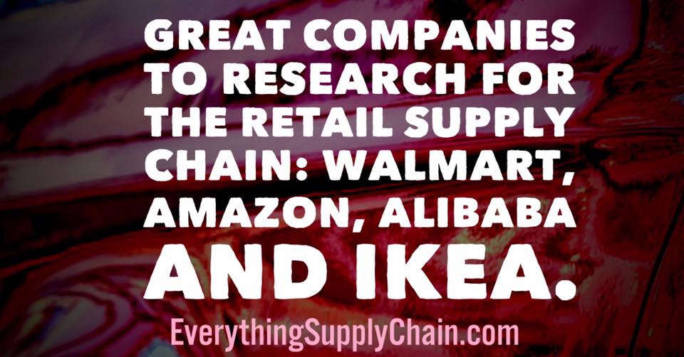 supply chain walmart amazon 