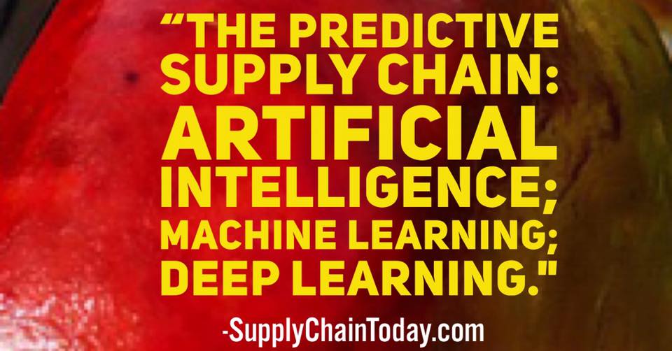 predictive supply chain artificial intelligence machine learning