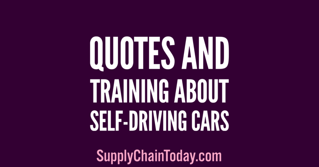 Quotes self driving