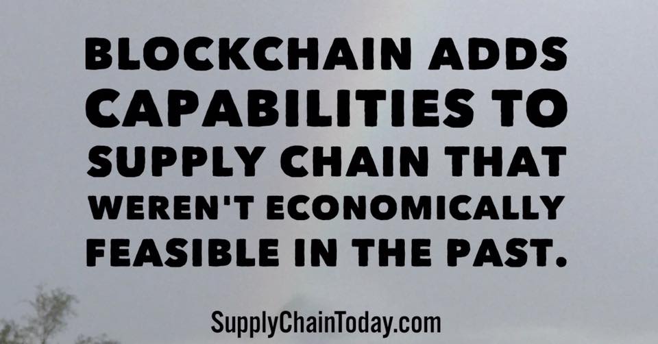 IoT blockchain supply chain