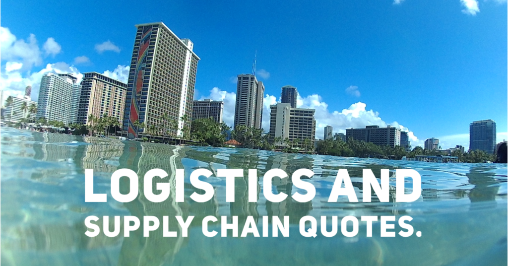Logistics supply chain