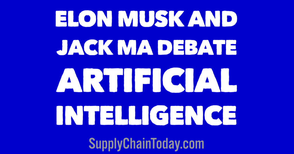 Elon Musk Jack Ma Artificial intelligence