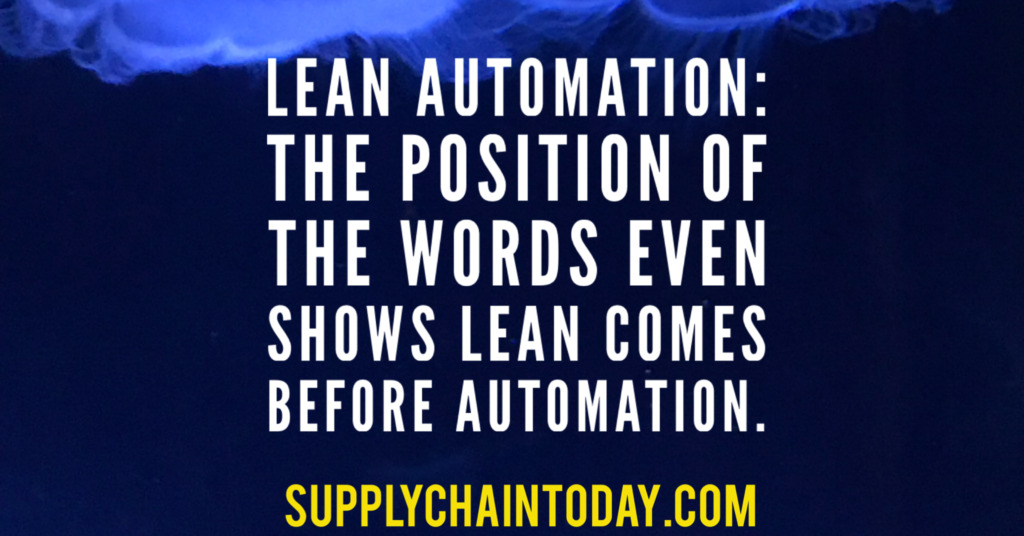 Lean Automation