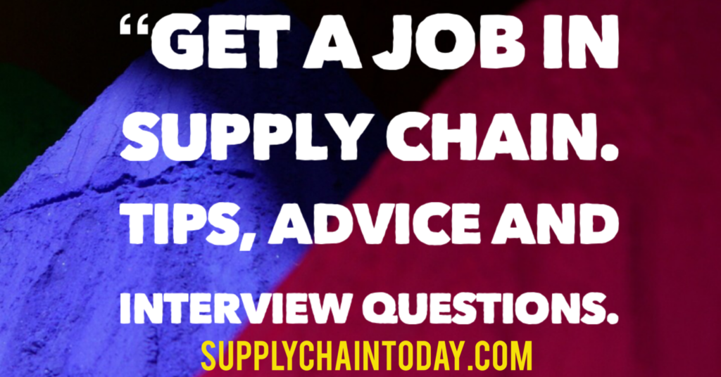 job supply chain