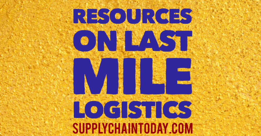 LastMile Logistics resources
