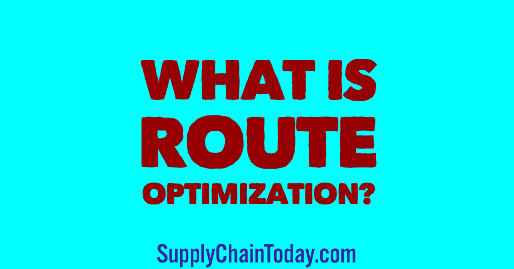 What is Route Optimization