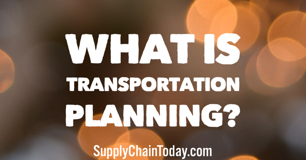 What is Transportation Planning