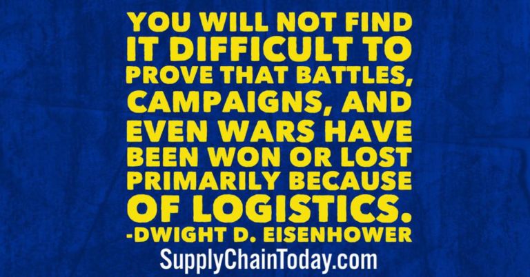 Logistics and Supply Chain Quotes