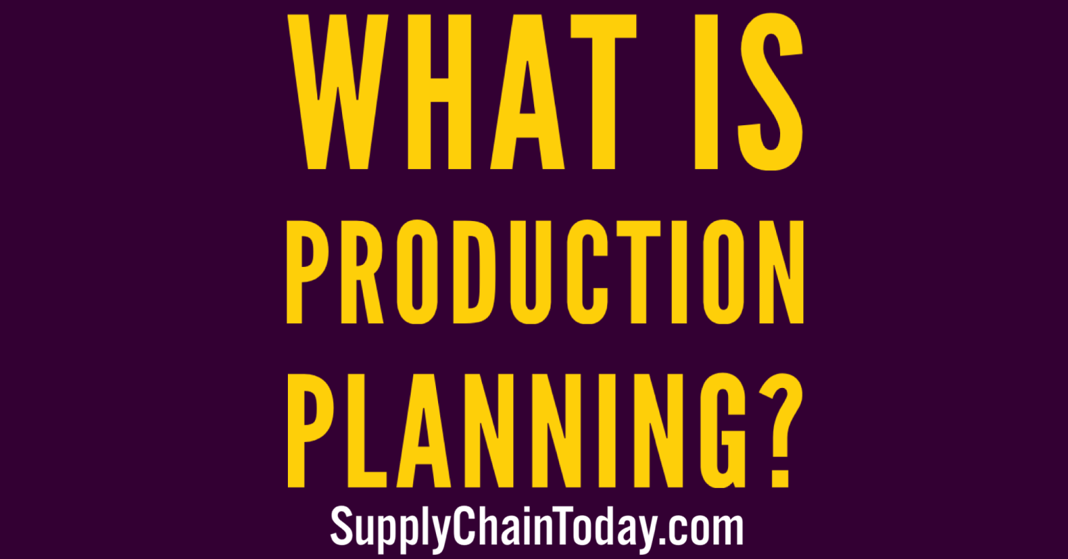 what-is-production-planning